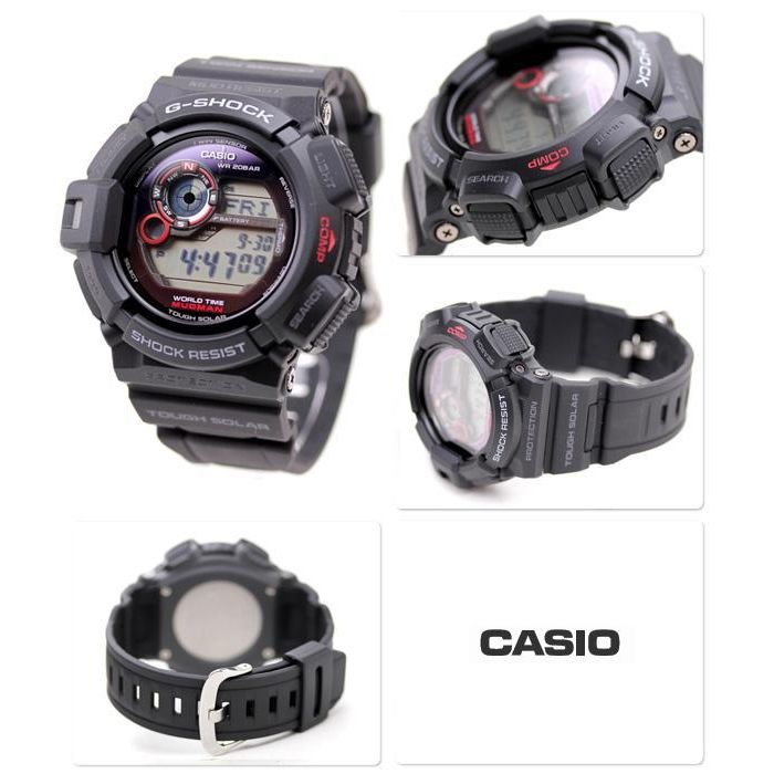 Relógio CASIO G-SHOCK masculino mudman G-9300-1DR - aconfianca