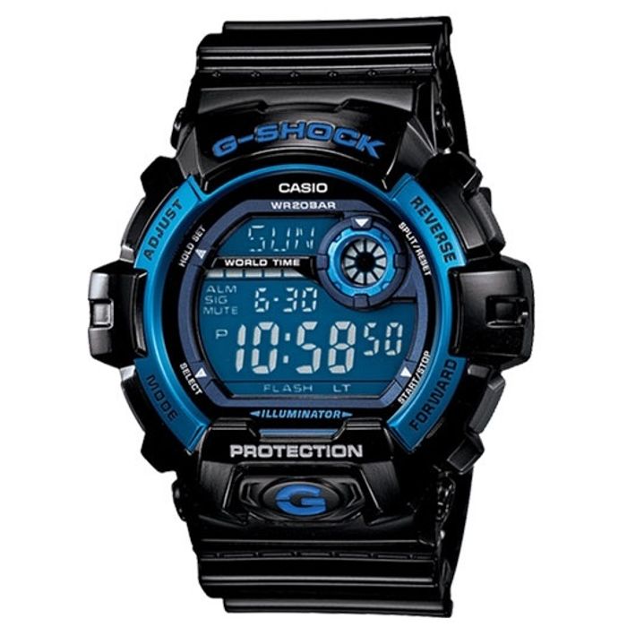 Relógio CASIO G-SHOCK masculino digital preto G-8900A-1DR - aconfianca