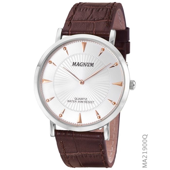 Conheça modelos Magnum com pulseira de couro - Magnum Relógios