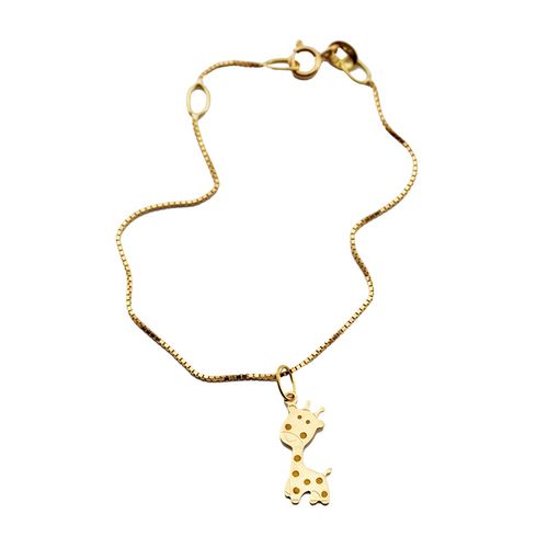 pulseira-infantil-com-girafa-au18k-pu01105 pulseira-infantil-com-girafa-au18k-pu01105