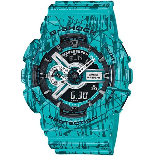 relogio-casio-g-shock-slash-ga-110sl-3adr-verde relogio-casio-g-shock-slash-ga-110sl-3adr-verde