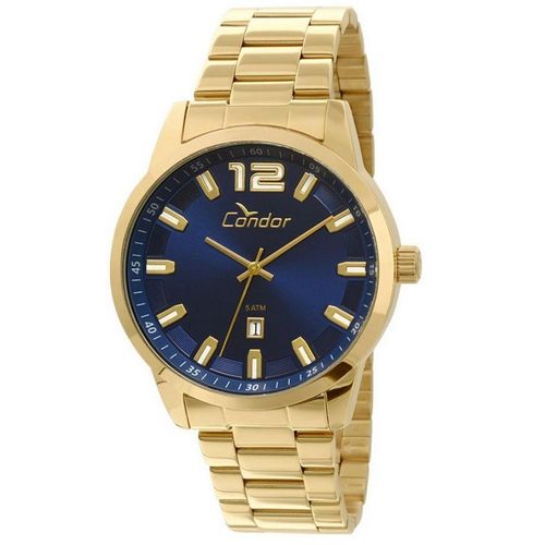 relogio-condor-analogico-co2115uf-4a-dourado-azul relogio-condor-analogico-co2115uf-4a-dourado-azul