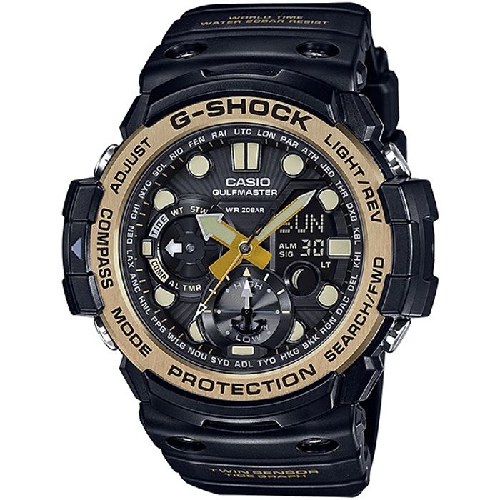 Relógio CASIO G-SHOCK masculino Gulfmaster GN-1000GB-1ADR - aconfianca