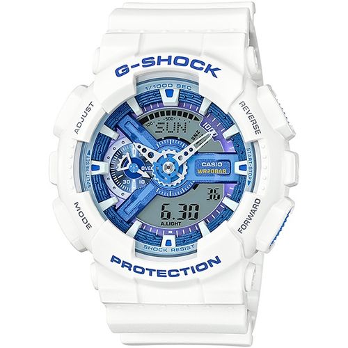 relogio-casio-g-shock-anadigi-ga-110wb-7adr-branco-azul relogio-casio-g-shock-anadigi-ga-110wb-7adr-branco-azul