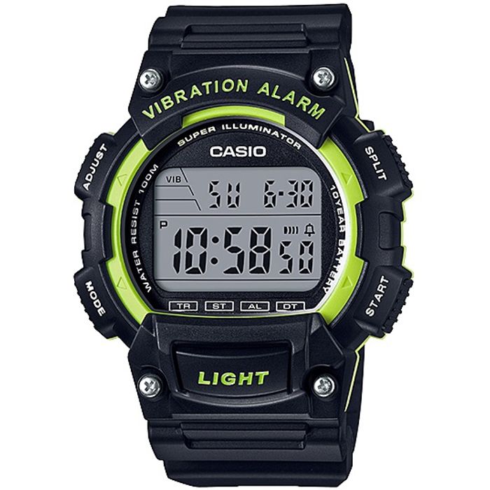 Relógio CASIO masculino digital W-736H-3AVDF - aconfianca
