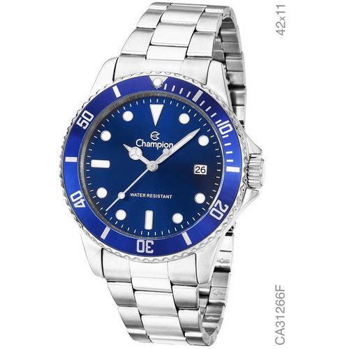 relogio-champion-analogico-ca31266f-prata-azul relogio-champion-analogico-ca31266f-prata-azul