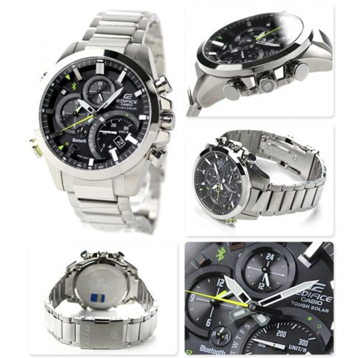 Relógio CASIO EDIFICE masculino bluetooth EQB-500D-1ADR
