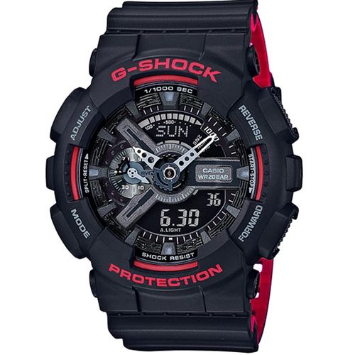 relogio-casio-g-shock-anadigi-black-e-red-ga-110hr-1adr- relogio-casio-g-shock-anadigi-black-e-red-ga-110hr-1adr-