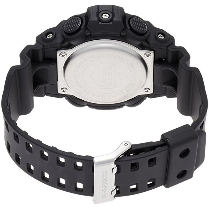 g shock preto e prata