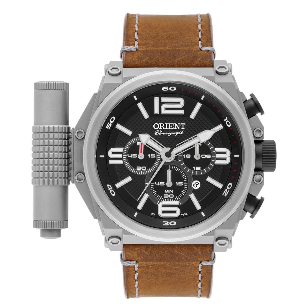 Relógio ORIENT masculino army tech KIT MBTTC013 P2GX - aconfianca