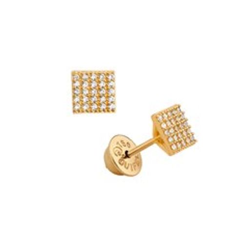 brinco-chuveiro-quadrado-cravejado-zirconia-ouro-18k-br284z brinco-chuveiro-quadrado-cravejado-zirconia-ouro-18k-br284z