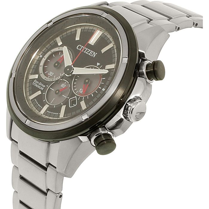 relogio citizen titanium lente safira