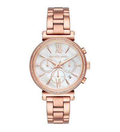 relogio michael kors feminino com pedras