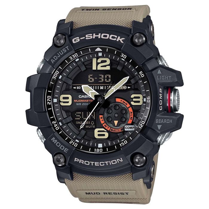 Relógio CASIO G-SHOCK Mudmaster masculino GG-1000-1A5DR - aconfianca