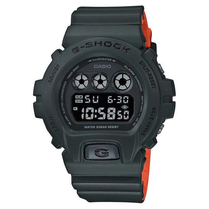 Relógio CASIO G-SHOCK masculino digital verde DW-6900LU-3DR