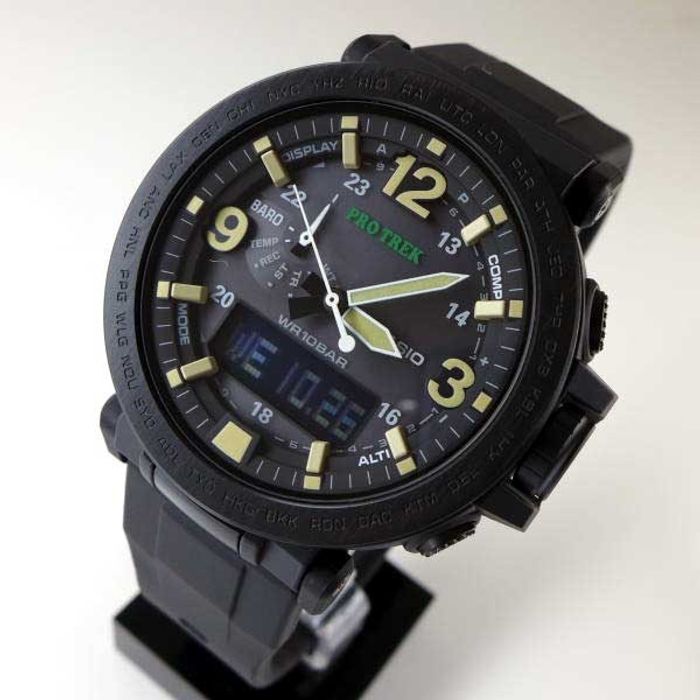 Relógio CASIO PROTREK masculino triple sensor tough solar prg-600y Relógio CASIO PROTREK masculino triple sensor tough solar prg-600y
