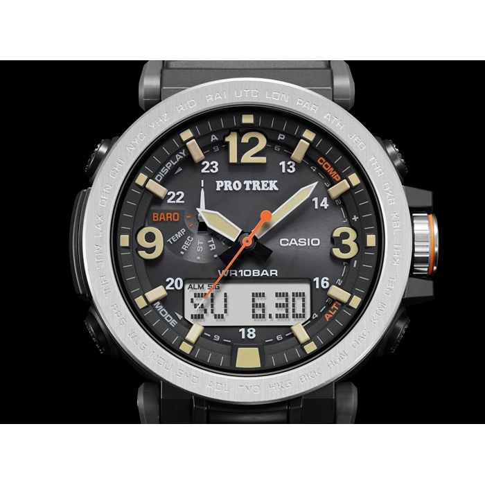 Relógio CASIO PROTREK masculino triple sensor tough solar PRG-600