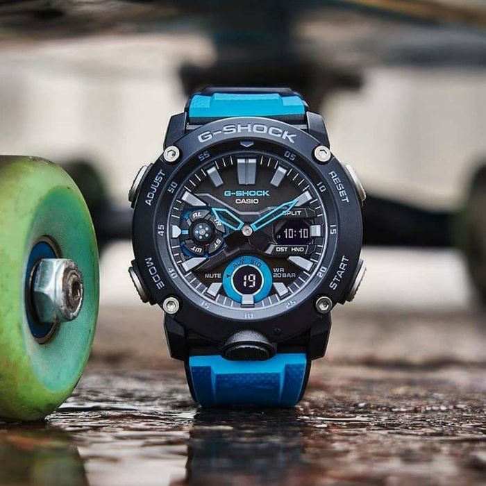 Relógio CASIO G-SHOCK masculino anadigi GA-2000-1A2DR - aconfianca