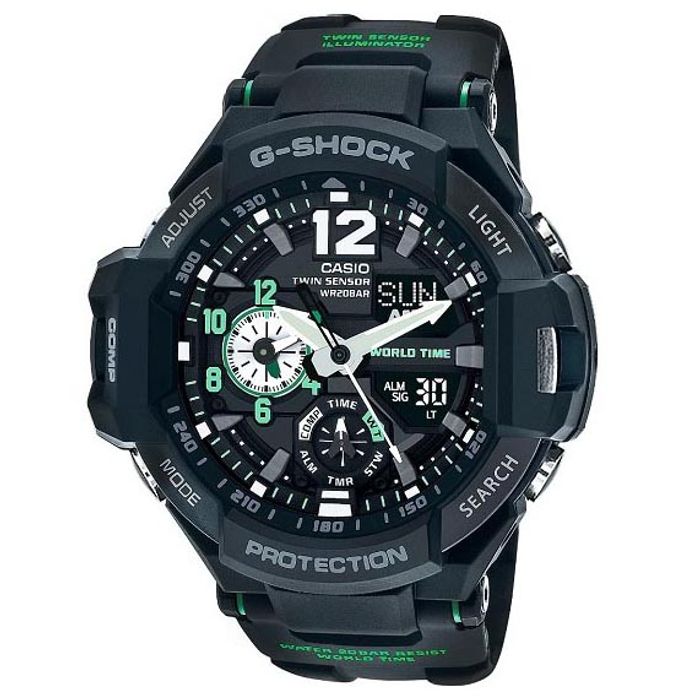 Relógio CASIO G-SHOCK GravityMaster masculino GA-1100-1A3DR