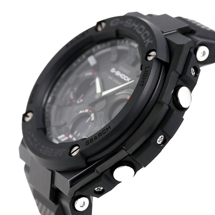 Relógio CASIO G-SHOCK masculino preto GST-S100G-1BDR - aconfianca