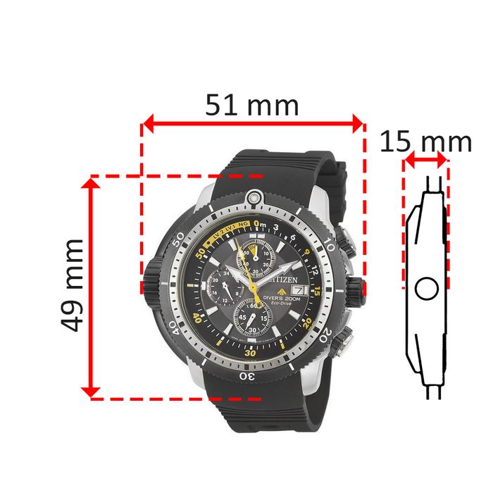 Relógio CITIZEN Aqualand masculino BJ2127-16E TZ30722Y - aconfianca