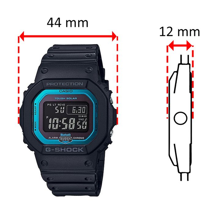 Relógio CASIO G-SHOCK masculino digital preto GW-B5600-2DR