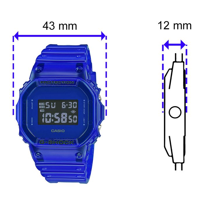 CASIO G-SHOCK DW-5600SB-2DR 青 腕時計 楽天市場】CASIO G-SHOCK 時計 ジーショック Color Skeleton