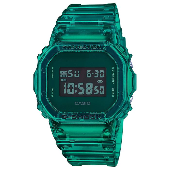 CASIO G-SHOCK GLX-5600A-3DR グリーン Relógio CASIO G-SHOCK unissex digital verde DW-5600SB-3DR - aconfianca