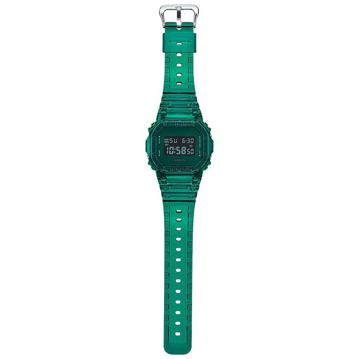 Relógio CASIO G-SHOCK unissex digital verde DW-5600SB-3DR - aconfianca