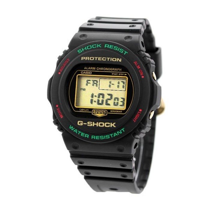 Relógio CASIO G-SHOCK masculino digital preto DW-5700TH-1DR