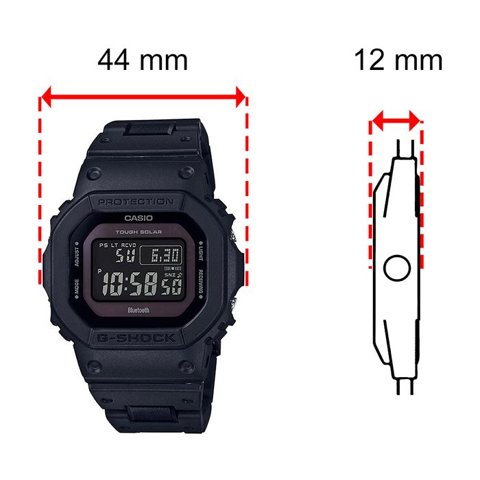 Relógio CASIO G-SHOCK masculino digital GW-B5600BC-1BDR - aconfianca
