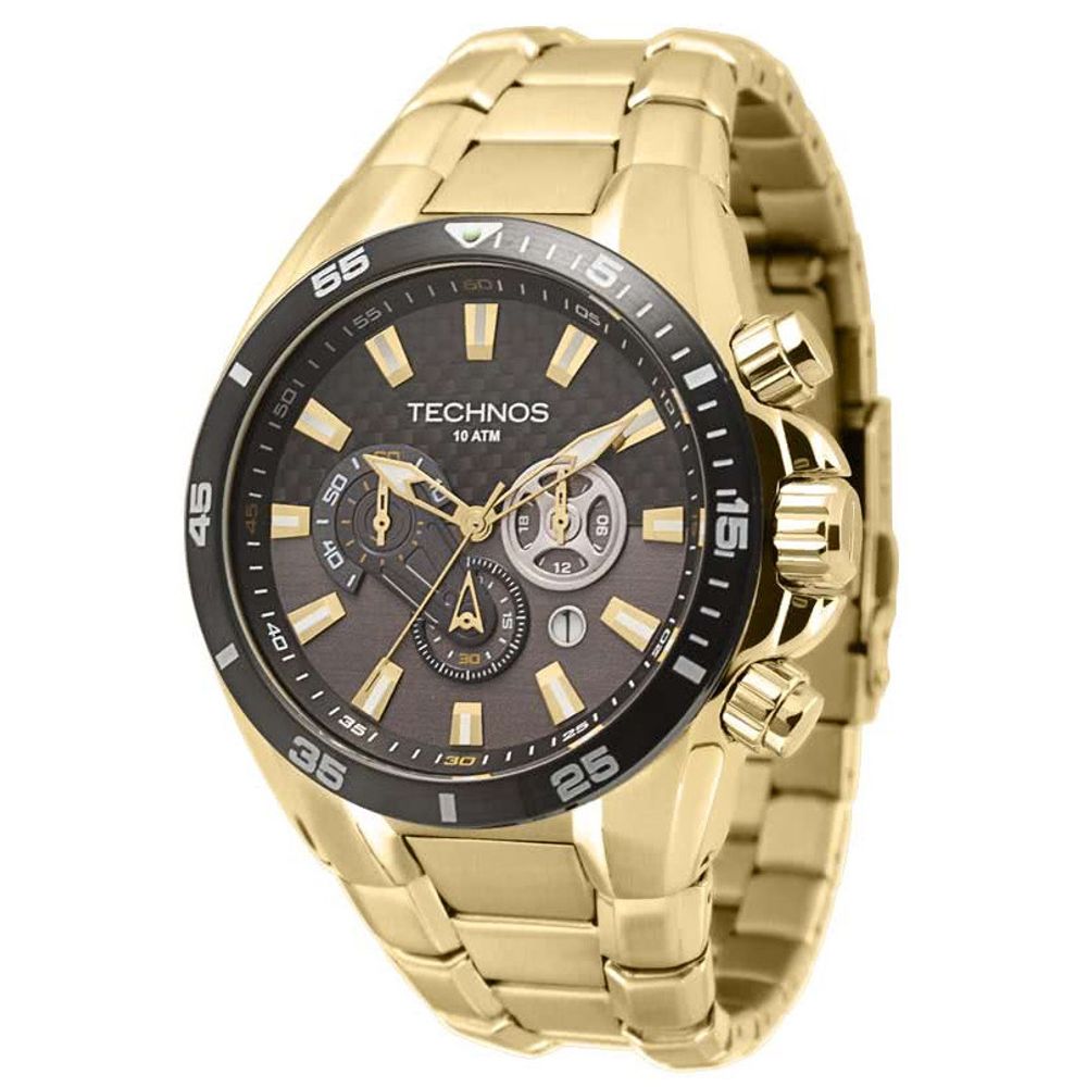 Relógio TECHNOS masculino performance Ts Carbon os2aam/4p - aconfianca
