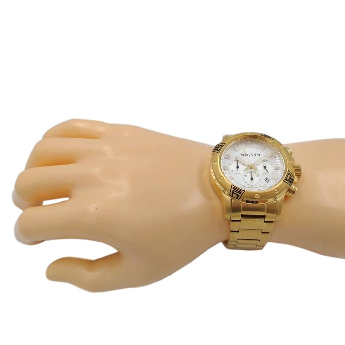 Relógio Masculino Magnum Dourado MA34781L