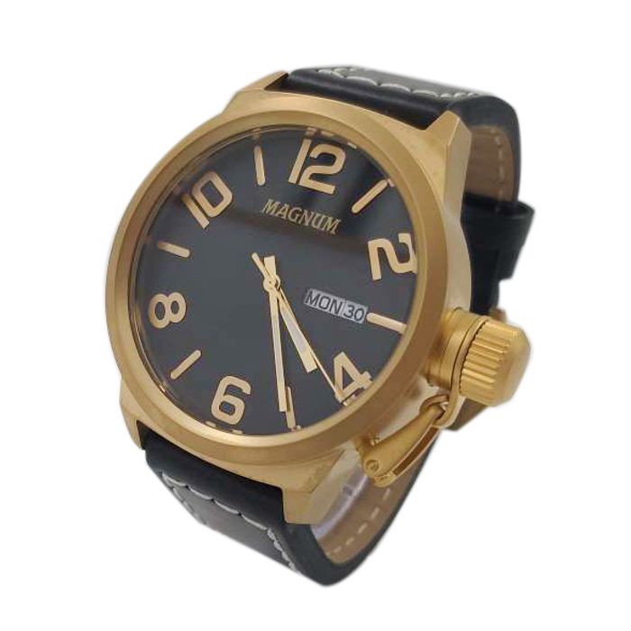 Relógio Magnum Masc Ma33406p Elegante De Mostruário