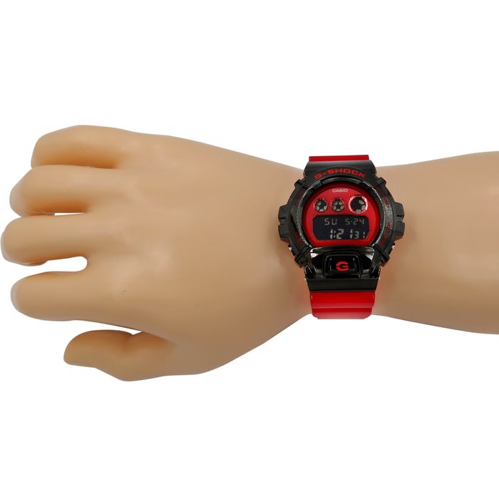 Relógio CASIO G-SHOCK masculino aço preto GM-6900B-4DR - aconfianca