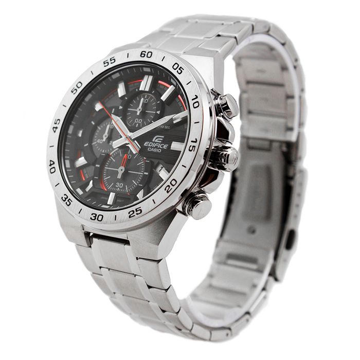 Relógio CASIO EDIFICE masculino prata EFR-564D-1AVUDF - aconfianca