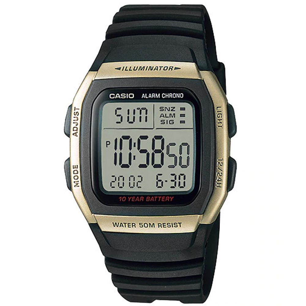 Relógio CASIO unissex digital W-96H-9AVDF - aconfianca