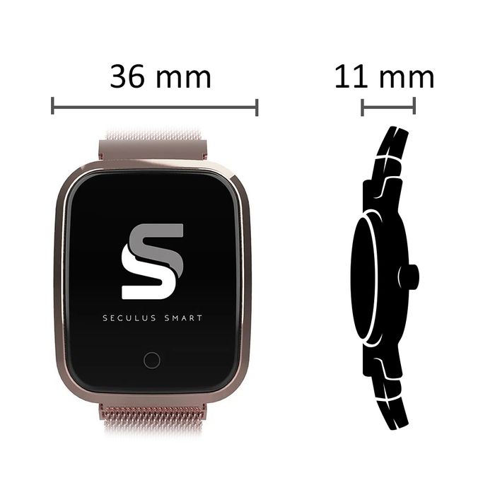 smartwatch seculus rose