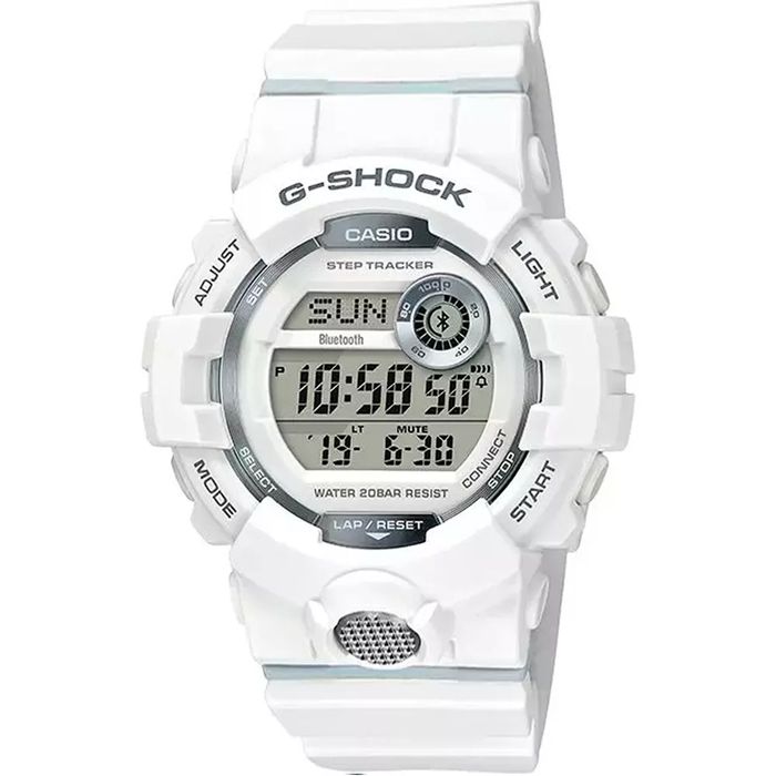Relógio CASIO G-SHOCK unissex branco digital GBD-800-7DR - aconfianca