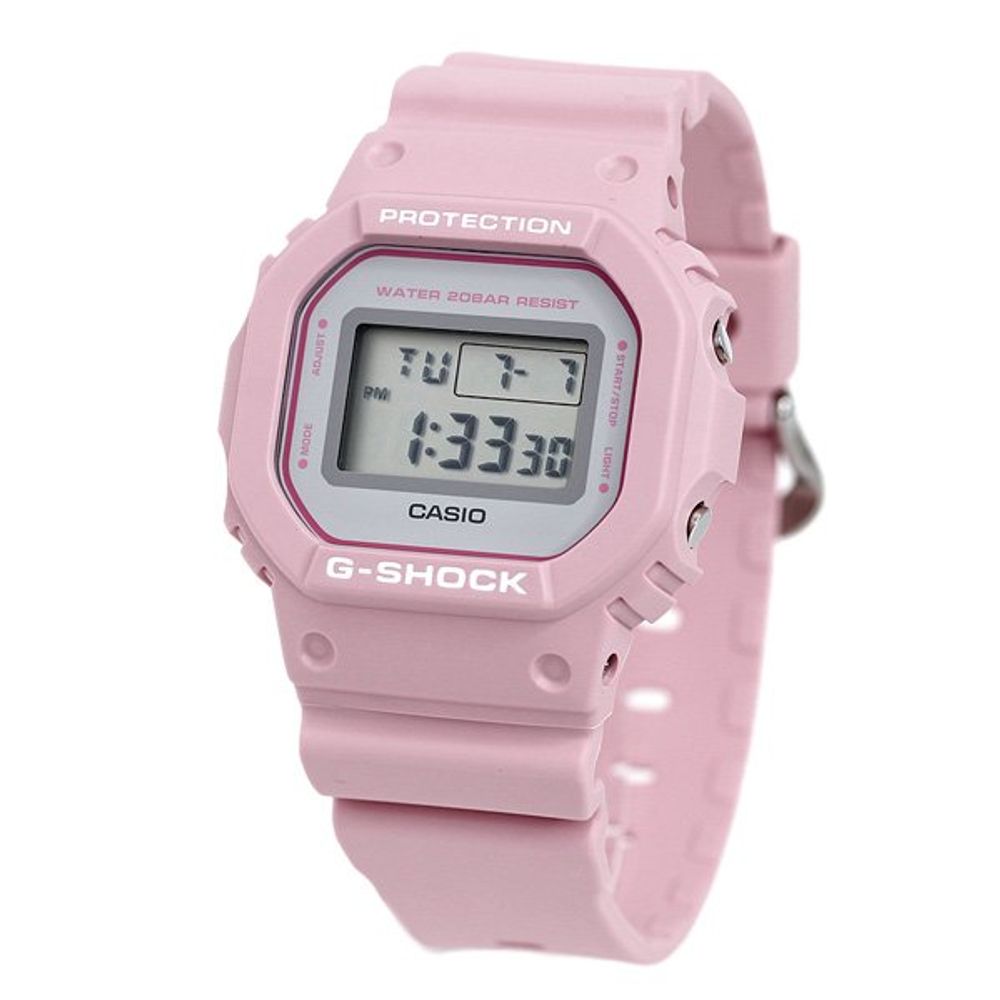 Relógio CASIO G-SHOCK feminino rosa DW-5600SC-4DR - aconfianca