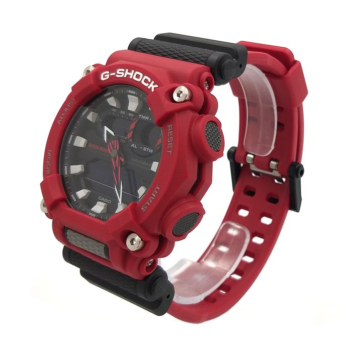 Relógio CASIO G-SHOCK masculino vermelho GA-900-4ADR - aconfianca
