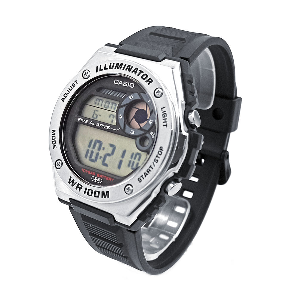 Reloj Casio Digital Hombre MWD-100H-1AV - La Relojería.cl Reloj Casio Digital Hombre MWD-100H-1AV - La Relojería.cl