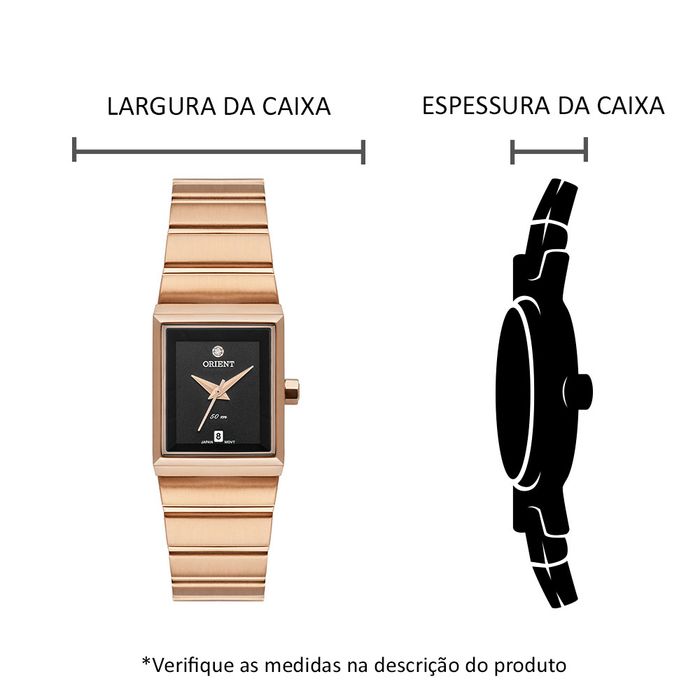 Relógio ORIENT feminino cristal LRSS1002 G1RX aconfianca