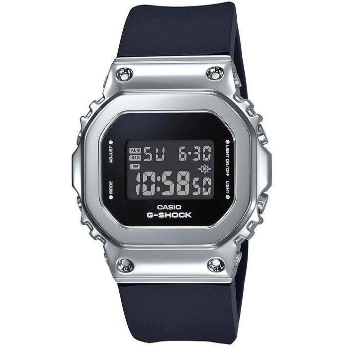 【極美品】G-SHOCK　GM-S5600　シルバー Relógio CASIO G-SHOCK feminino prata espelhado GM-S5600-1DR