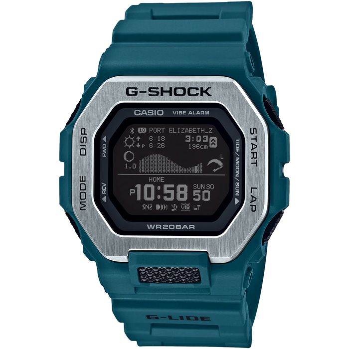 Relógio CASIO G-SHOCK masculino digital verde GBX-100-2DR - aconfianca