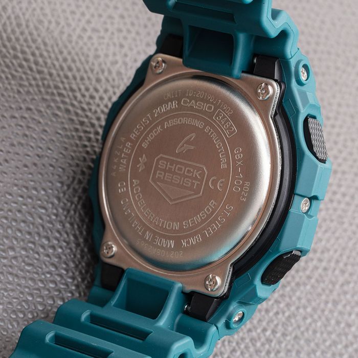 Relógio CASIO G-SHOCK masculino digital verde GBX-100-2DR - aconfianca