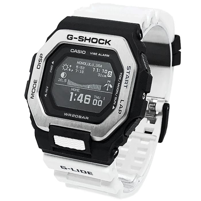 Relógio CASIO G-SHOCK masculino digital branco GBX-100-7DR