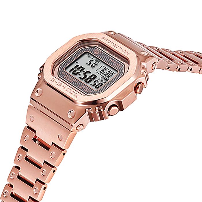 Relógio CASIO G-SHOCK masculino digital rosê GMW-B5000GD-4DR