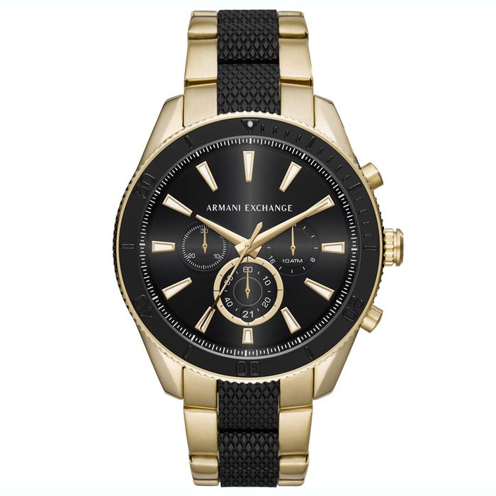 Relógio ARMANI EXCHANGE masculino dourado preto AX1814 P1KP