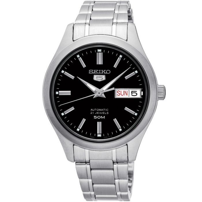 Rel gio SEIKO 5 Sports Autom tico prata preto SNK883B1 P1SX